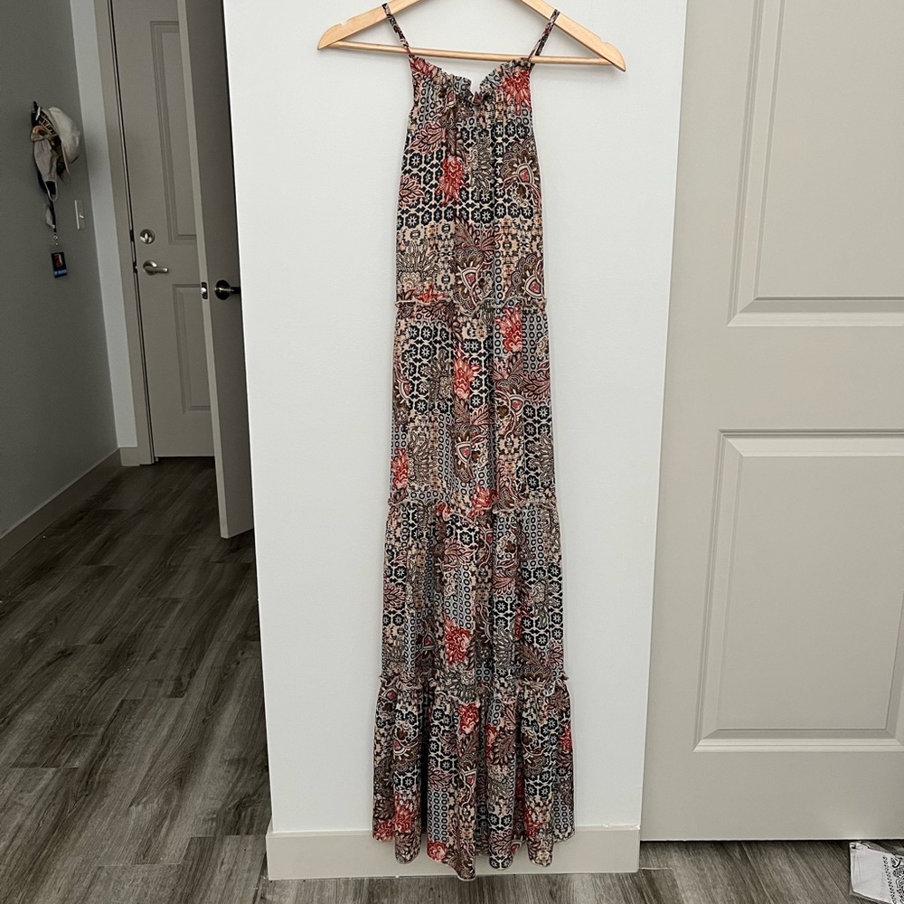 Brown maxi dress